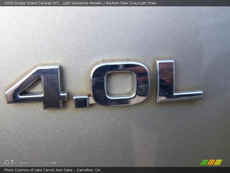 Light Sandstone Metallic / Medium Slate Gray/Light Shale 2008 Dodge Grand Caravan SXT