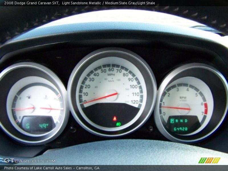 Light Sandstone Metallic / Medium Slate Gray/Light Shale 2008 Dodge Grand Caravan SXT