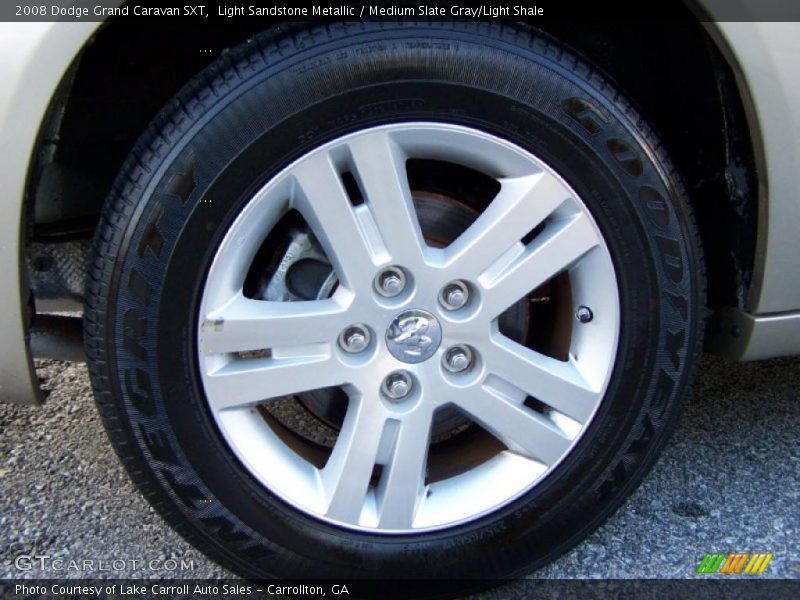 Light Sandstone Metallic / Medium Slate Gray/Light Shale 2008 Dodge Grand Caravan SXT