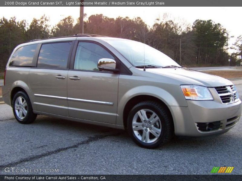Light Sandstone Metallic / Medium Slate Gray/Light Shale 2008 Dodge Grand Caravan SXT