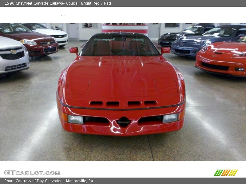 Bright Red / Red 1990 Chevrolet Corvette Callaway Coupe