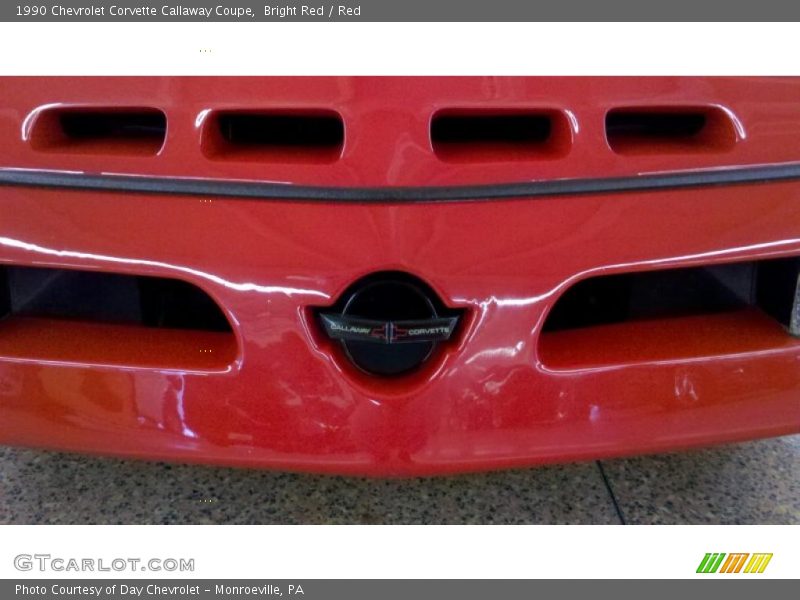 Bright Red / Red 1990 Chevrolet Corvette Callaway Coupe