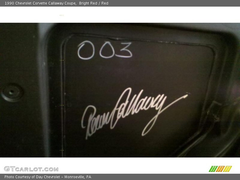  1990 Corvette Callaway Coupe Logo