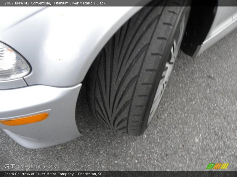 Titanium Silver Metallic / Black 2002 BMW M3 Convertible