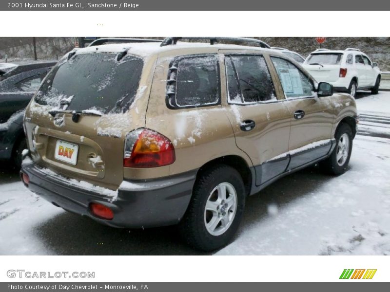 Sandstone / Beige 2001 Hyundai Santa Fe GL