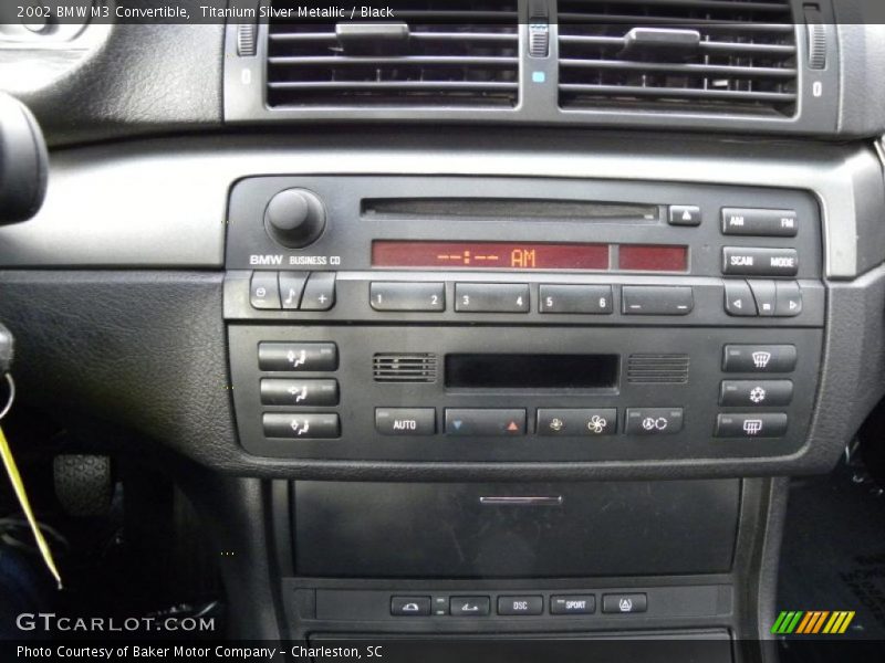 Controls of 2002 M3 Convertible