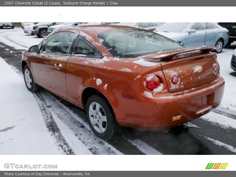 Sunburst Orange Metallic / Gray 2007 Chevrolet Cobalt LS Coupe