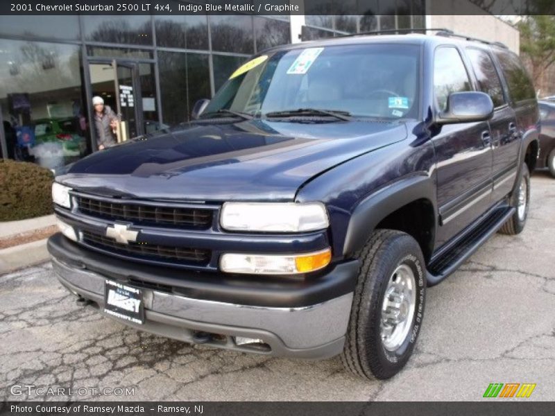 Indigo Blue Metallic / Graphite 2001 Chevrolet Suburban 2500 LT 4x4