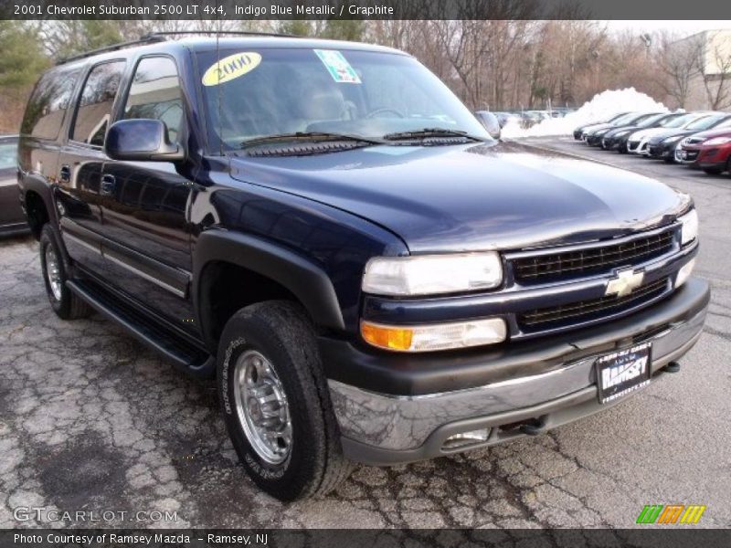 Indigo Blue Metallic / Graphite 2001 Chevrolet Suburban 2500 LT 4x4