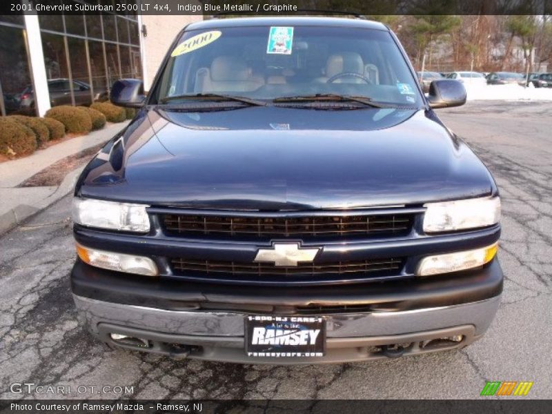 Indigo Blue Metallic / Graphite 2001 Chevrolet Suburban 2500 LT 4x4