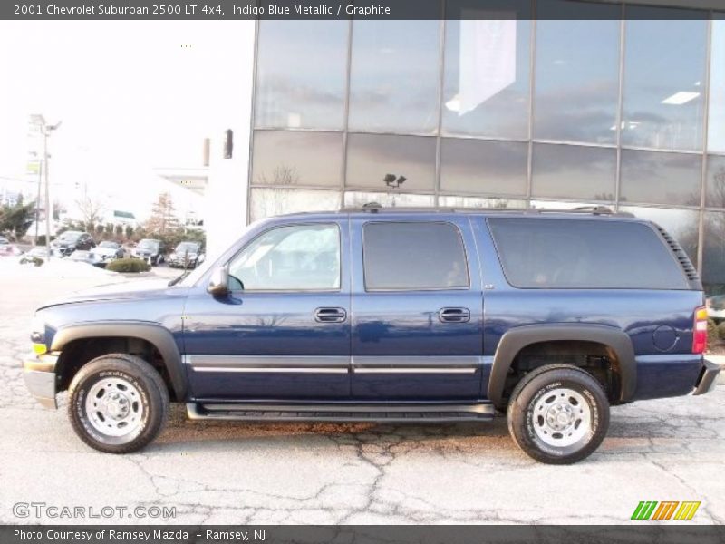 Indigo Blue Metallic / Graphite 2001 Chevrolet Suburban 2500 LT 4x4