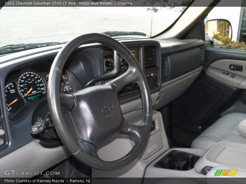 Indigo Blue Metallic / Graphite 2001 Chevrolet Suburban 2500 LT 4x4