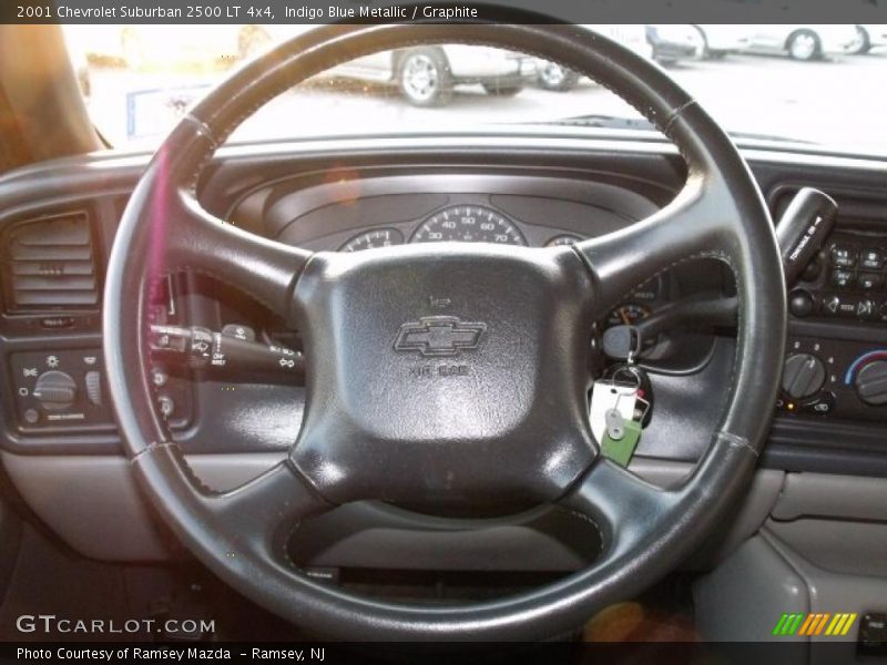 Indigo Blue Metallic / Graphite 2001 Chevrolet Suburban 2500 LT 4x4