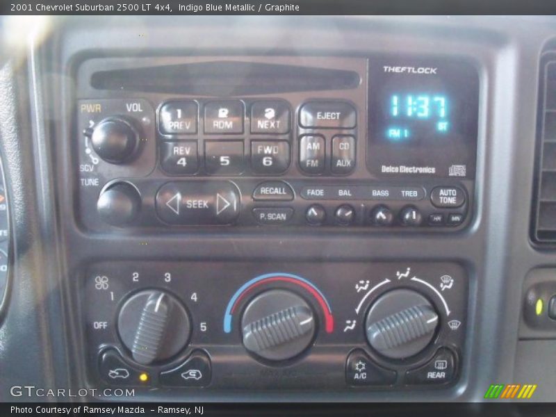 Indigo Blue Metallic / Graphite 2001 Chevrolet Suburban 2500 LT 4x4
