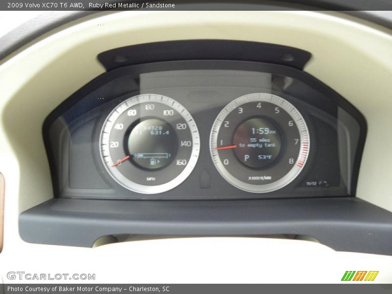 Ruby Red Metallic / Sandstone 2009 Volvo XC70 T6 AWD