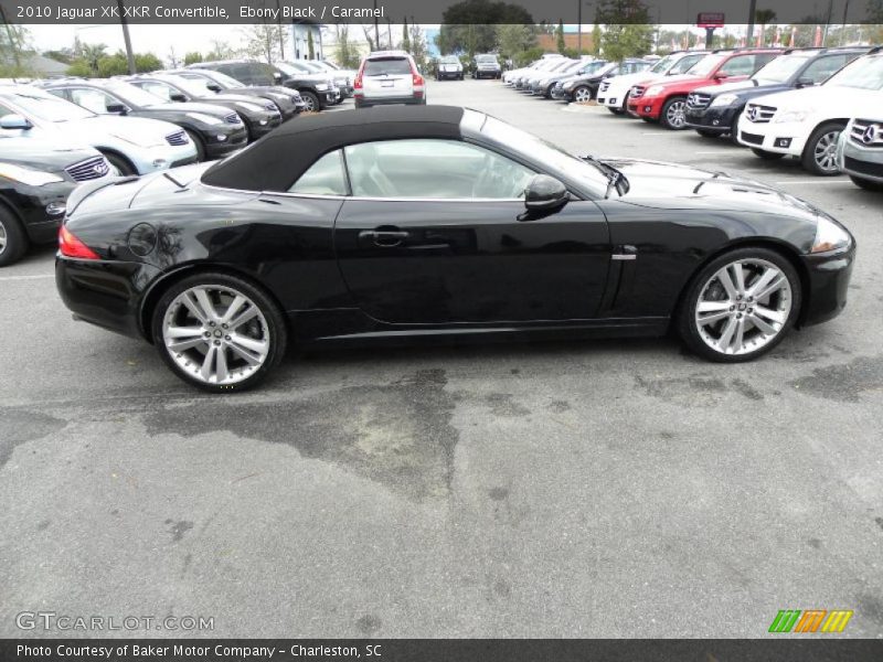 Ebony Black / Caramel 2010 Jaguar XK XKR Convertible