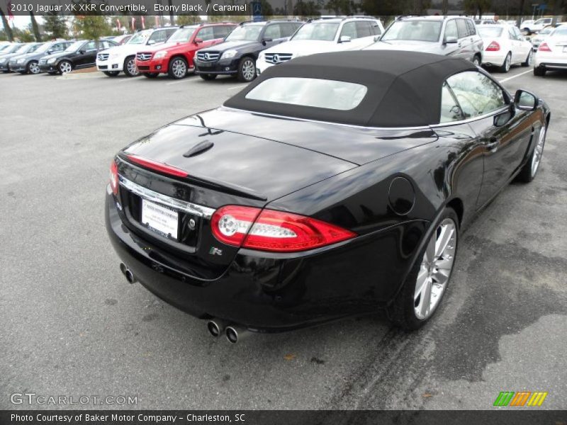 Ebony Black / Caramel 2010 Jaguar XK XKR Convertible