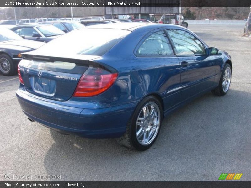 Orion Blue Metallic / Ash 2002 Mercedes-Benz C 230 Kompressor Coupe