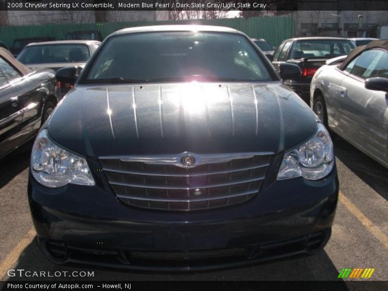Modern Blue Pearl / Dark Slate Gray/Light Slate Gray 2008 Chrysler Sebring LX Convertible