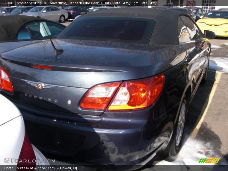 Modern Blue Pearl / Dark Slate Gray/Light Slate Gray 2008 Chrysler Sebring LX Convertible