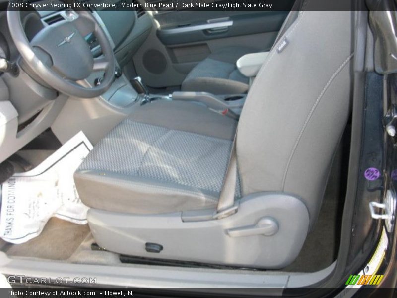 Modern Blue Pearl / Dark Slate Gray/Light Slate Gray 2008 Chrysler Sebring LX Convertible