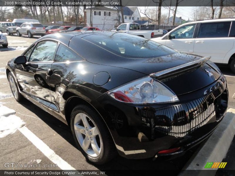 Kalapana Black / Medium Gray 2008 Mitsubishi Eclipse GS Coupe