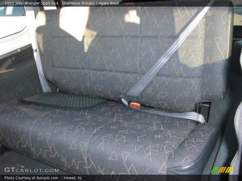 Silverstone Metallic / Agate Black 2001 Jeep Wrangler Sport 4x4