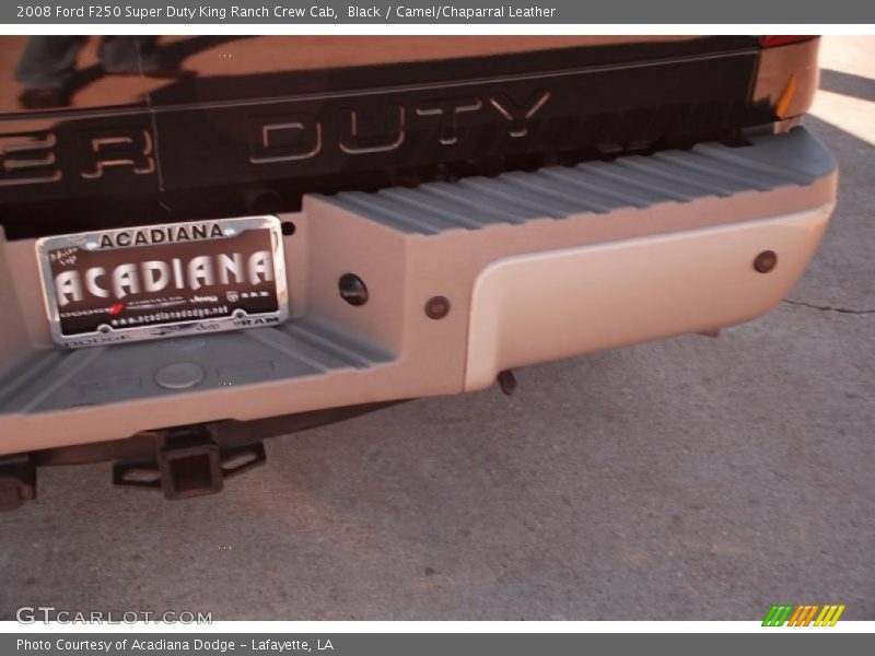 Black / Camel/Chaparral Leather 2008 Ford F250 Super Duty King Ranch Crew Cab