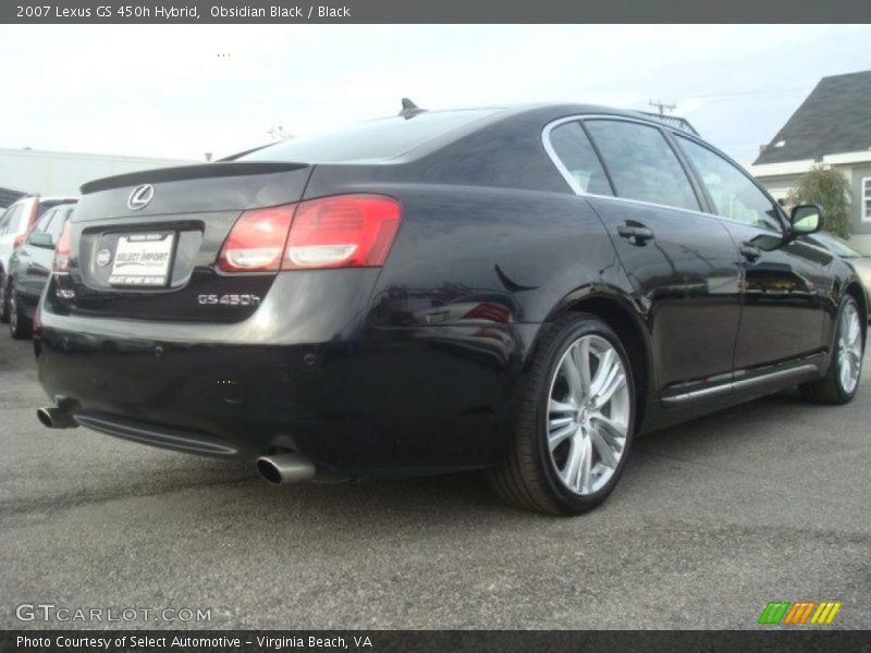 Obsidian Black / Black 2007 Lexus GS 450h Hybrid