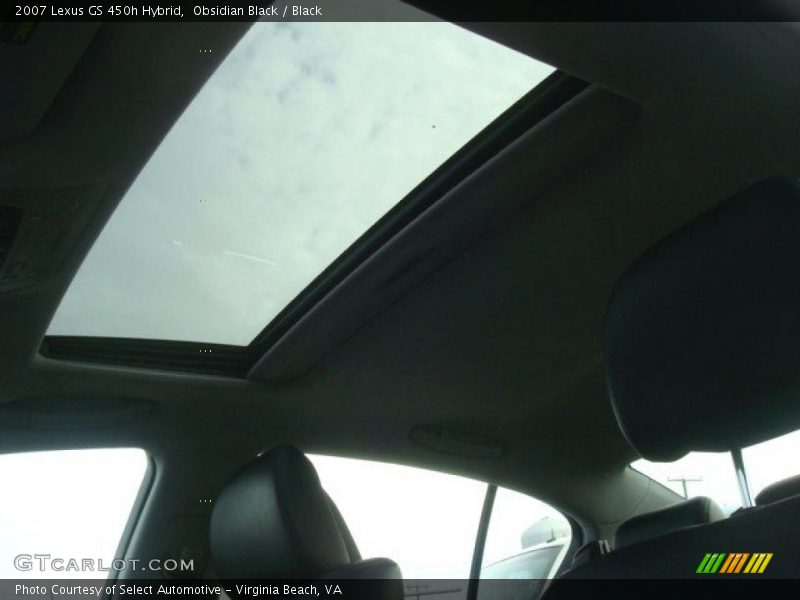 Obsidian Black / Black 2007 Lexus GS 450h Hybrid
