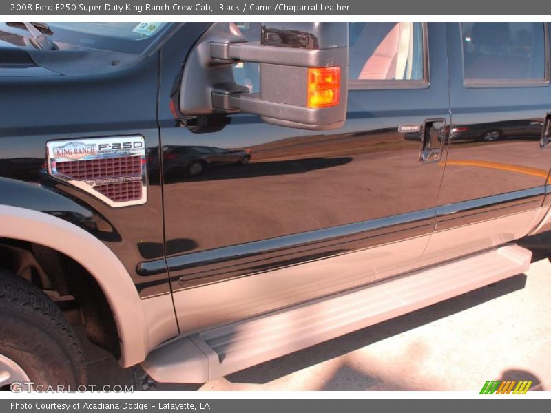 Black / Camel/Chaparral Leather 2008 Ford F250 Super Duty King Ranch Crew Cab