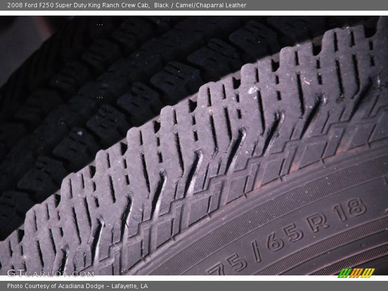Black / Camel/Chaparral Leather 2008 Ford F250 Super Duty King Ranch Crew Cab