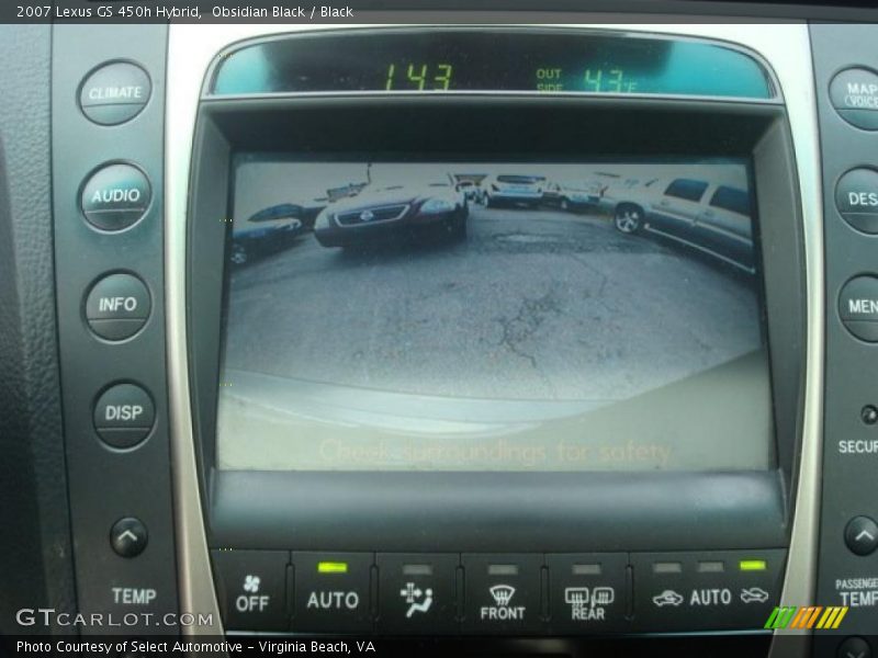 Obsidian Black / Black 2007 Lexus GS 450h Hybrid