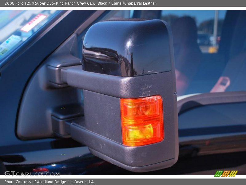 Black / Camel/Chaparral Leather 2008 Ford F250 Super Duty King Ranch Crew Cab