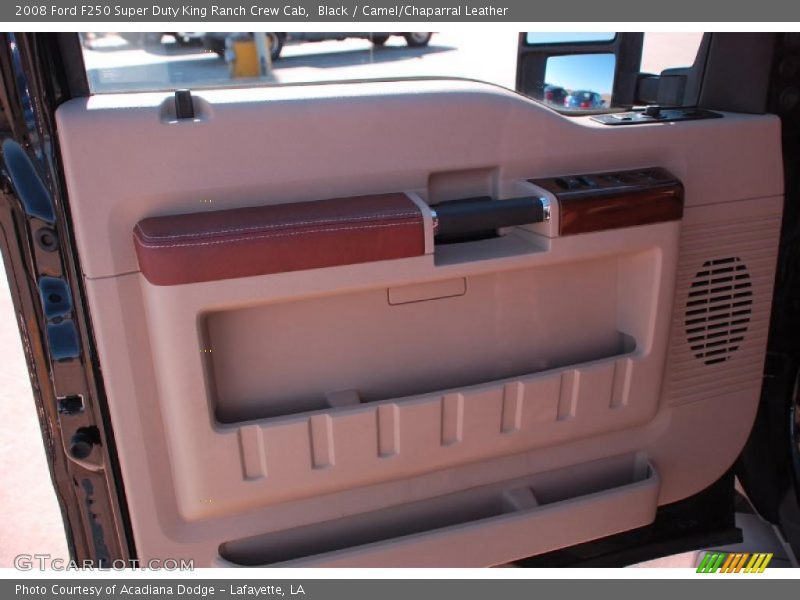 Black / Camel/Chaparral Leather 2008 Ford F250 Super Duty King Ranch Crew Cab