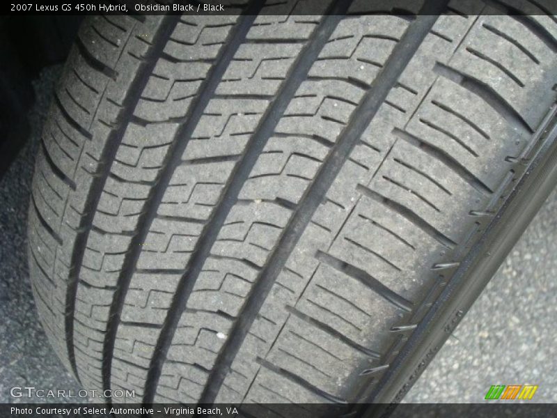 Obsidian Black / Black 2007 Lexus GS 450h Hybrid