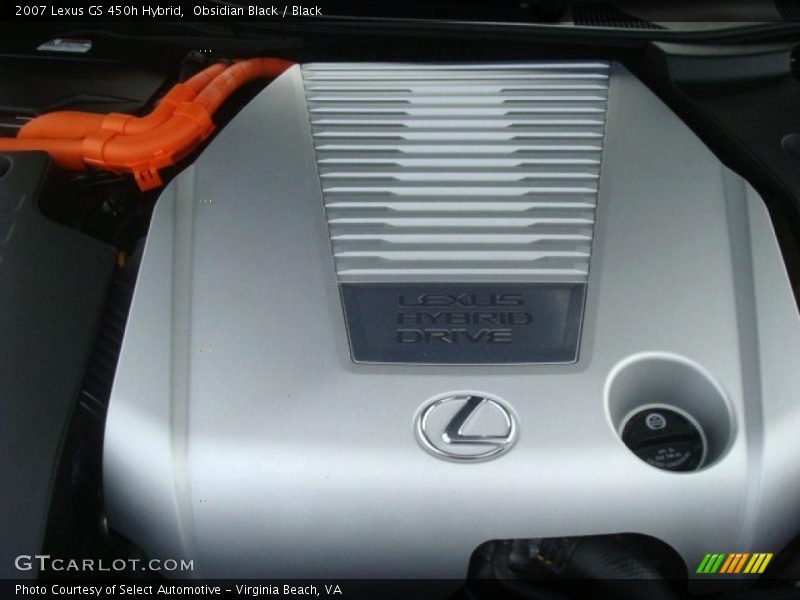 Obsidian Black / Black 2007 Lexus GS 450h Hybrid