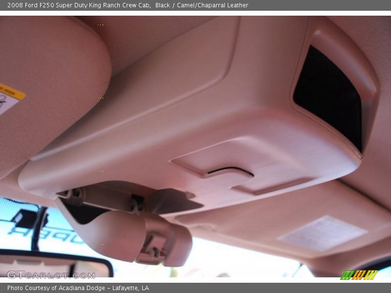 Black / Camel/Chaparral Leather 2008 Ford F250 Super Duty King Ranch Crew Cab