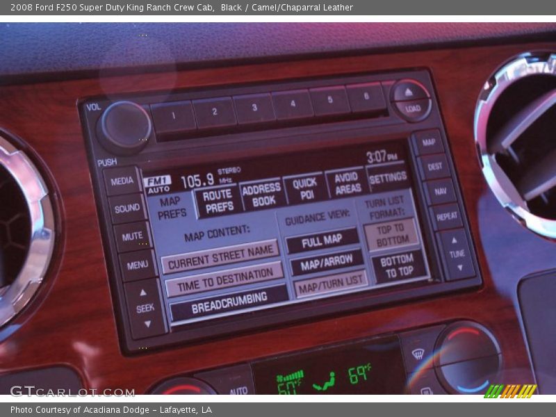 Black / Camel/Chaparral Leather 2008 Ford F250 Super Duty King Ranch Crew Cab