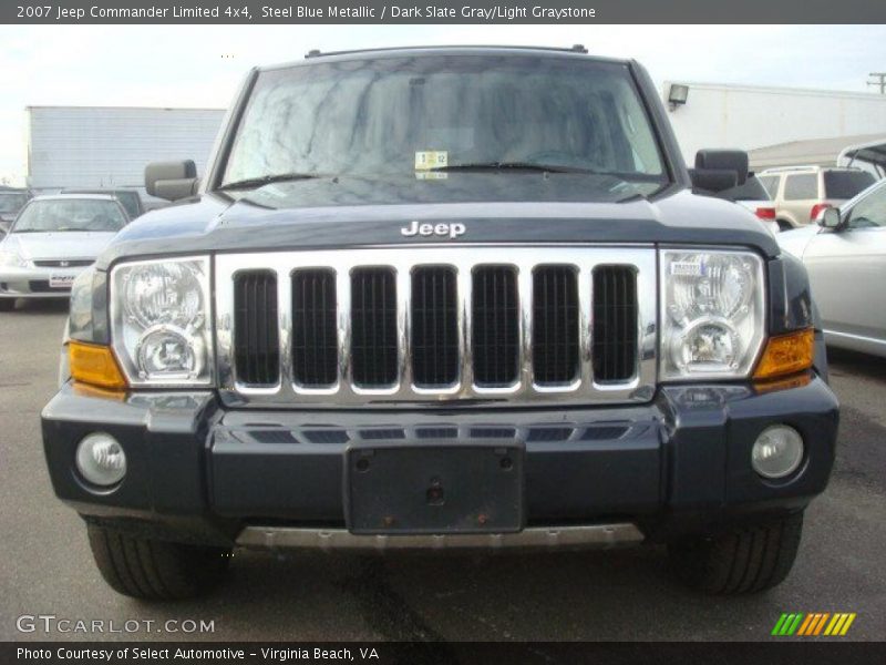 Steel Blue Metallic / Dark Slate Gray/Light Graystone 2007 Jeep Commander Limited 4x4