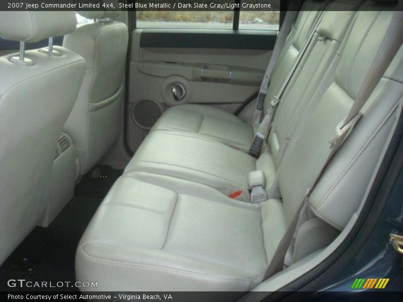 Steel Blue Metallic / Dark Slate Gray/Light Graystone 2007 Jeep Commander Limited 4x4