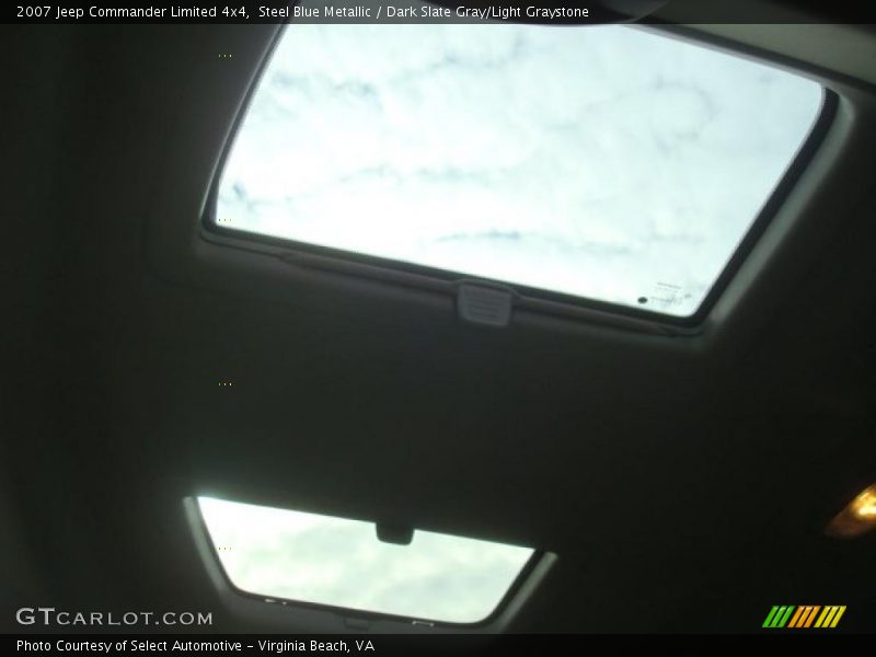 Steel Blue Metallic / Dark Slate Gray/Light Graystone 2007 Jeep Commander Limited 4x4