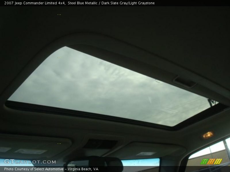 Steel Blue Metallic / Dark Slate Gray/Light Graystone 2007 Jeep Commander Limited 4x4