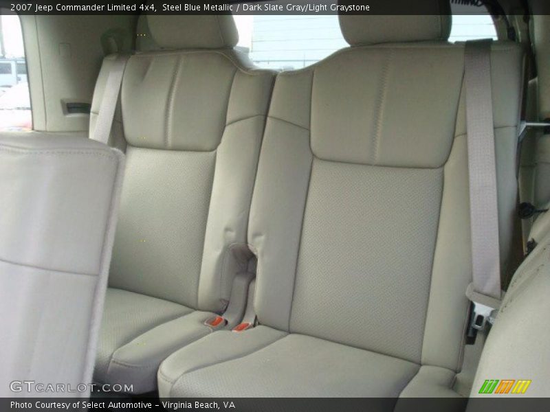 Steel Blue Metallic / Dark Slate Gray/Light Graystone 2007 Jeep Commander Limited 4x4