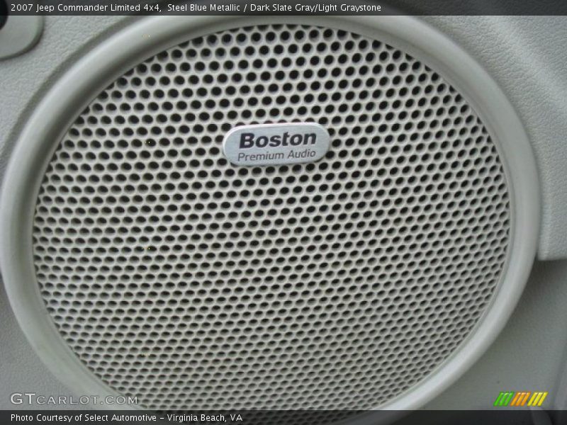 Steel Blue Metallic / Dark Slate Gray/Light Graystone 2007 Jeep Commander Limited 4x4