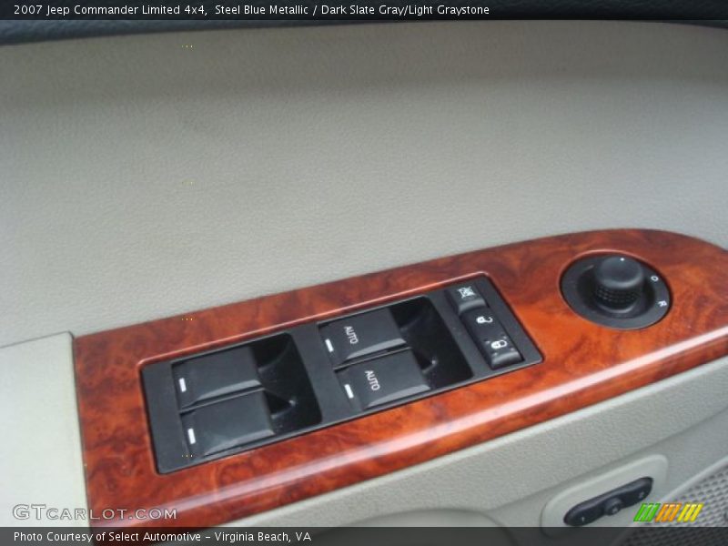 Steel Blue Metallic / Dark Slate Gray/Light Graystone 2007 Jeep Commander Limited 4x4