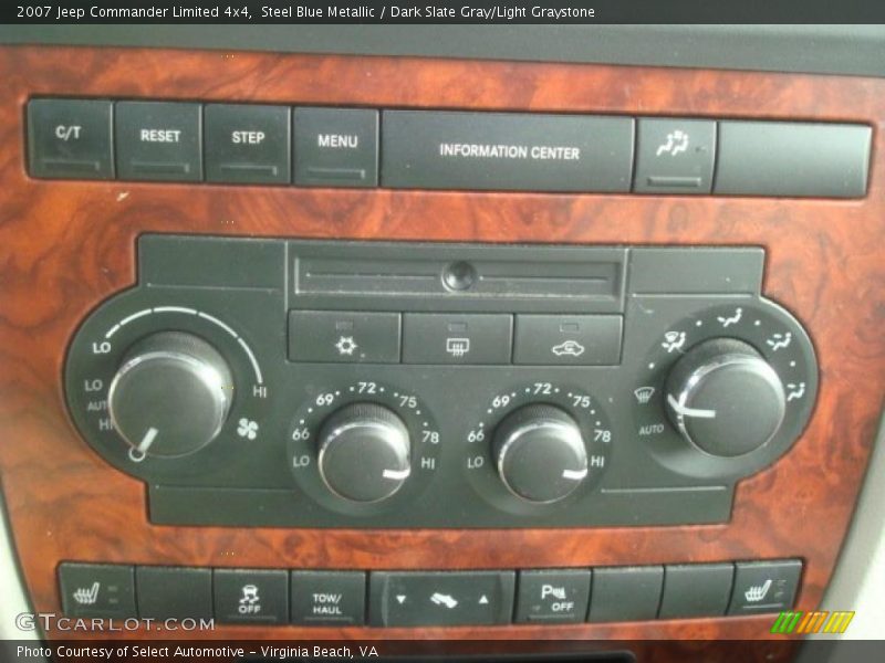 Steel Blue Metallic / Dark Slate Gray/Light Graystone 2007 Jeep Commander Limited 4x4