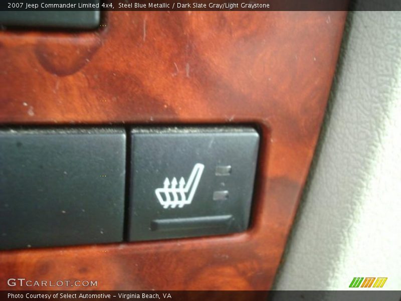 Steel Blue Metallic / Dark Slate Gray/Light Graystone 2007 Jeep Commander Limited 4x4