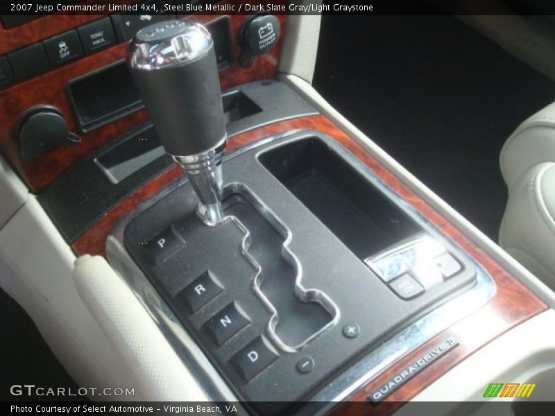 Steel Blue Metallic / Dark Slate Gray/Light Graystone 2007 Jeep Commander Limited 4x4