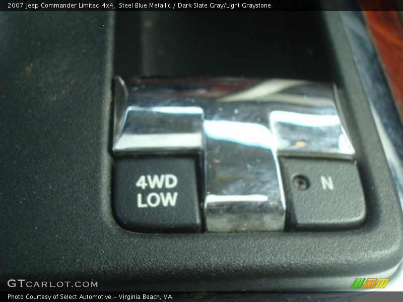 Steel Blue Metallic / Dark Slate Gray/Light Graystone 2007 Jeep Commander Limited 4x4